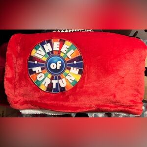 Wheel Of Fortune Red Lap Blanket